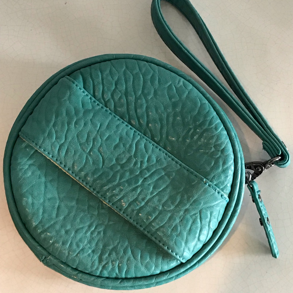 Poverty Flats /Nordstrom Round Wristlet Purse Nwot